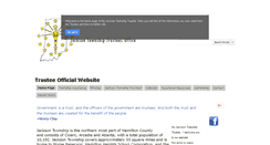 Desktop Screenshot of jacksontownshiptrustee.com